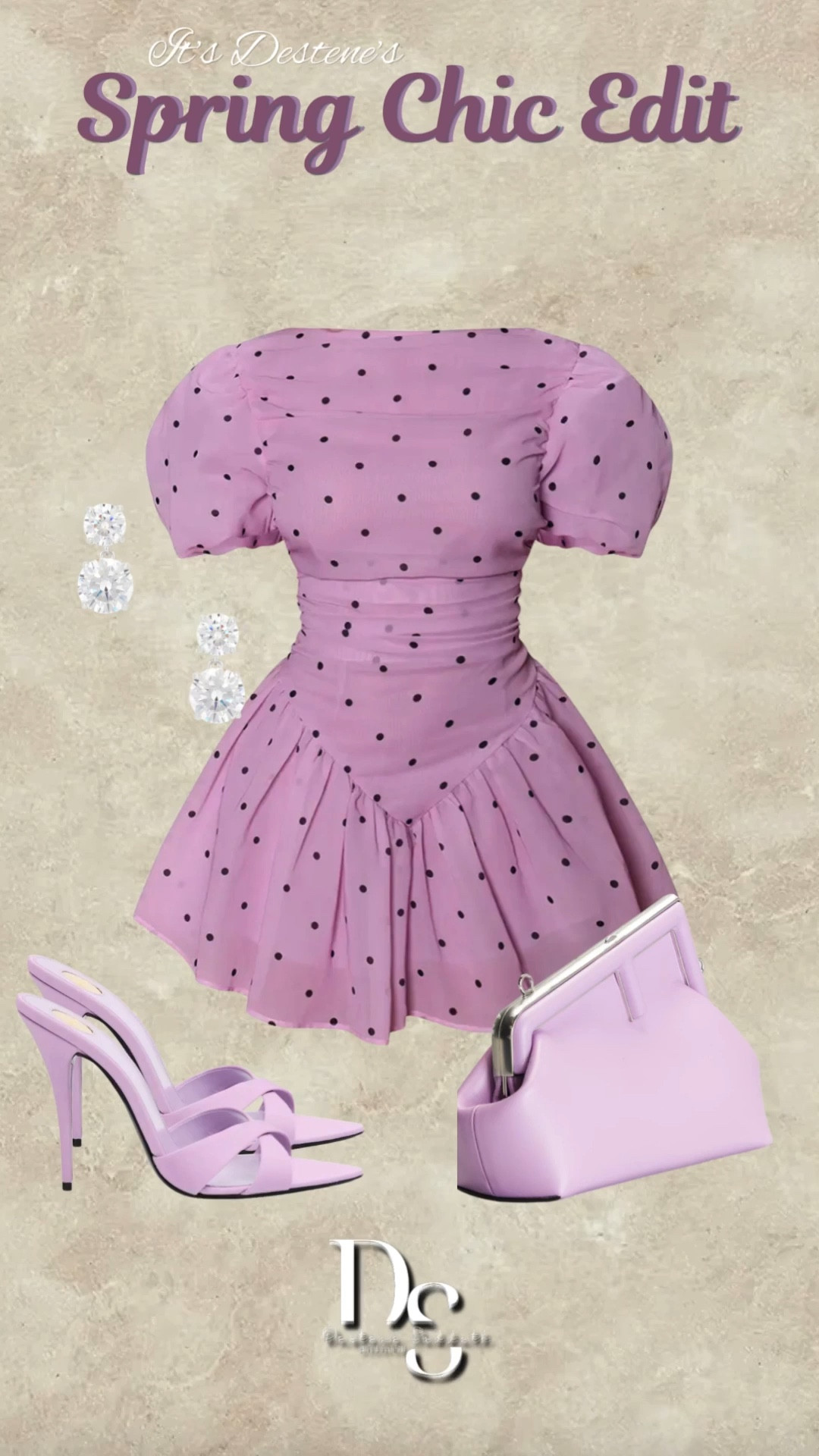 Polka dots, pastel heels, and the cutest little bag, spring outfits just got prettier. 🌸

#LTKMidsize #LTKootd #LTKSeasonal