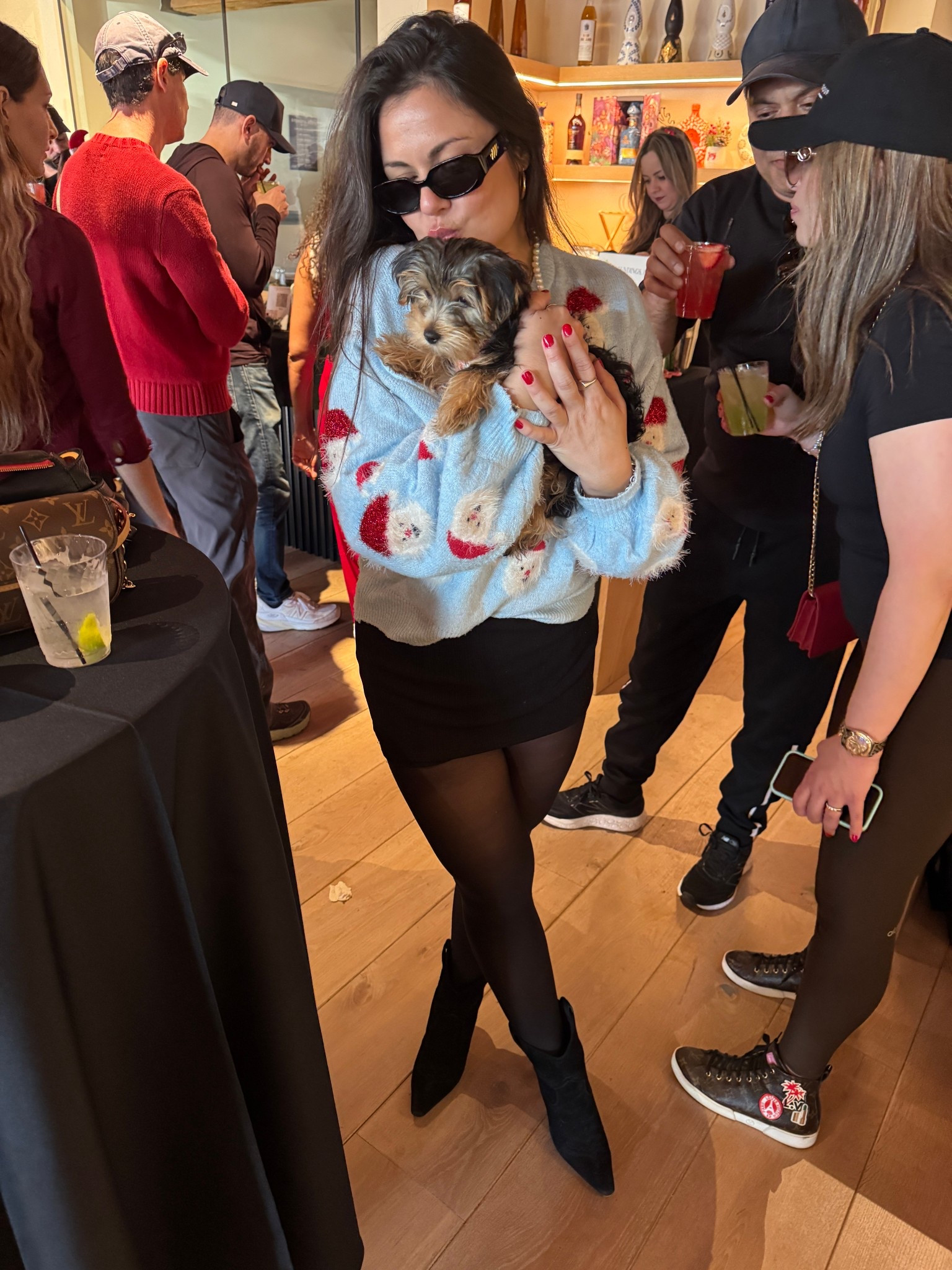 Holiday outfit 🎅🏼
Santa sweater from Amazon 
Ootd
Black commando tights 
Revolve micro skort 

#LTKootd #LTKHoliday #LTKSeasonal