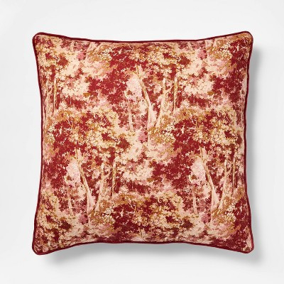 24"x24" Abstract Tree Printed Throw Pillow with Gusset  - Threshold™ designed with Studio McGee | Target