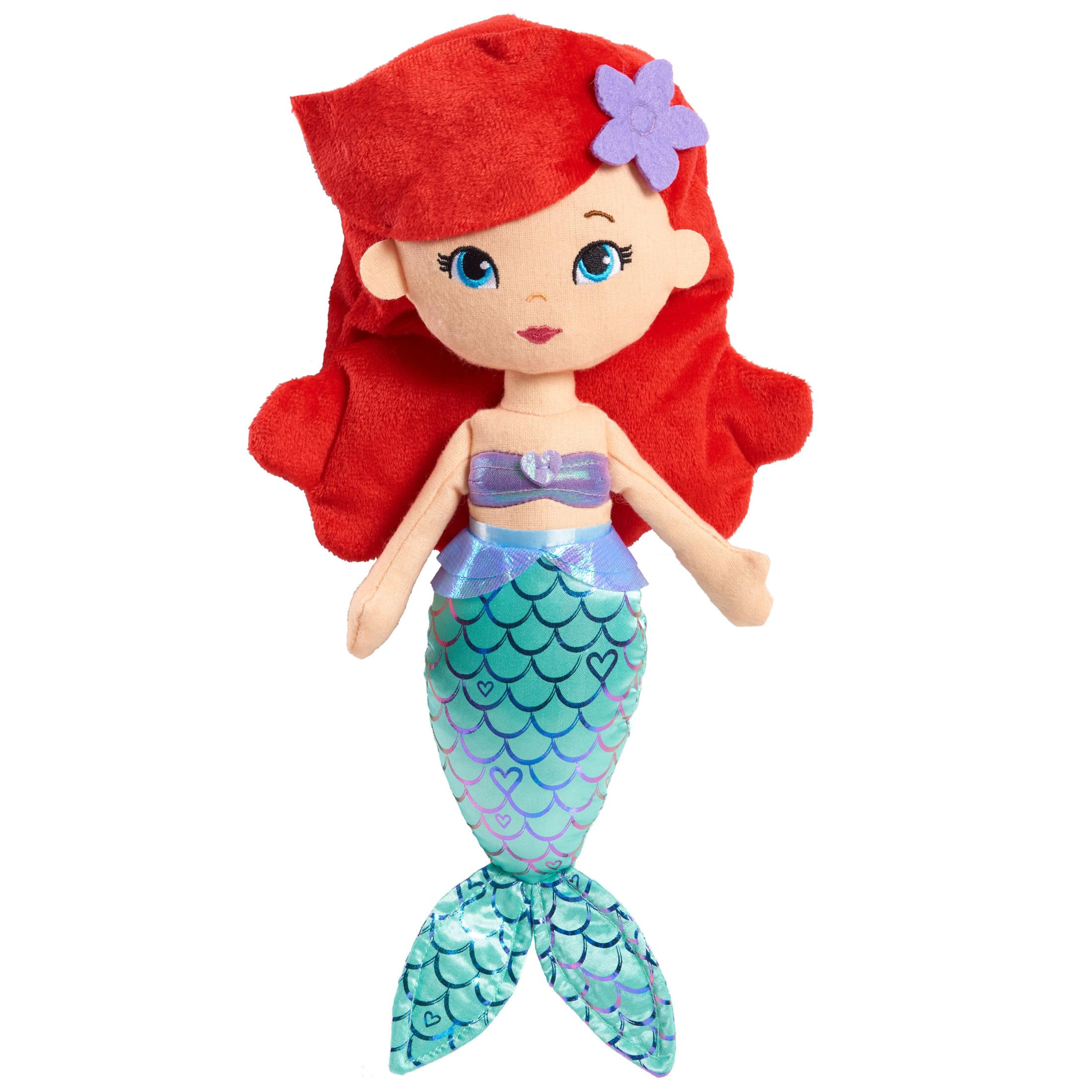Disney Princess So Sweet Princess Ariel, 13.5-Inch Plush with Red Hair, The Little Mermaid, Kids ... | Amazon (US)