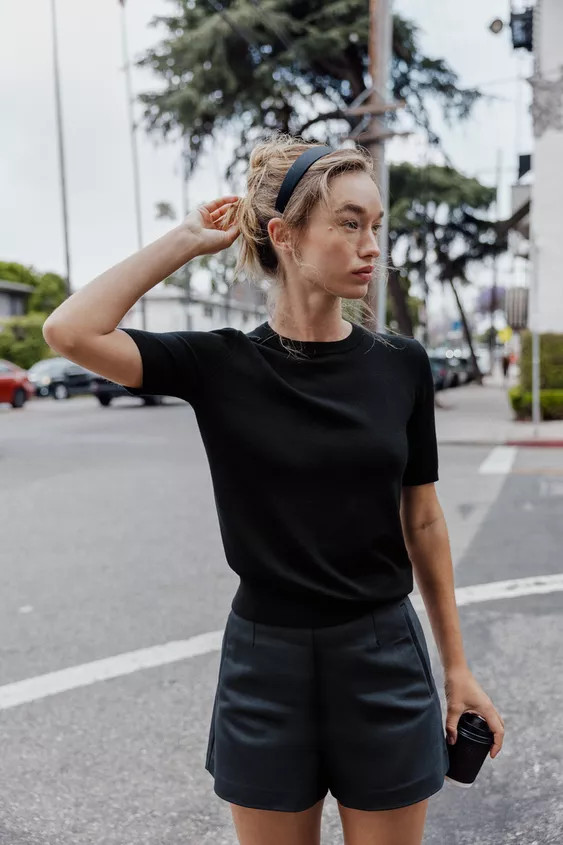 HIGH-WAIST BERMUDA SHORTS | Zara UK