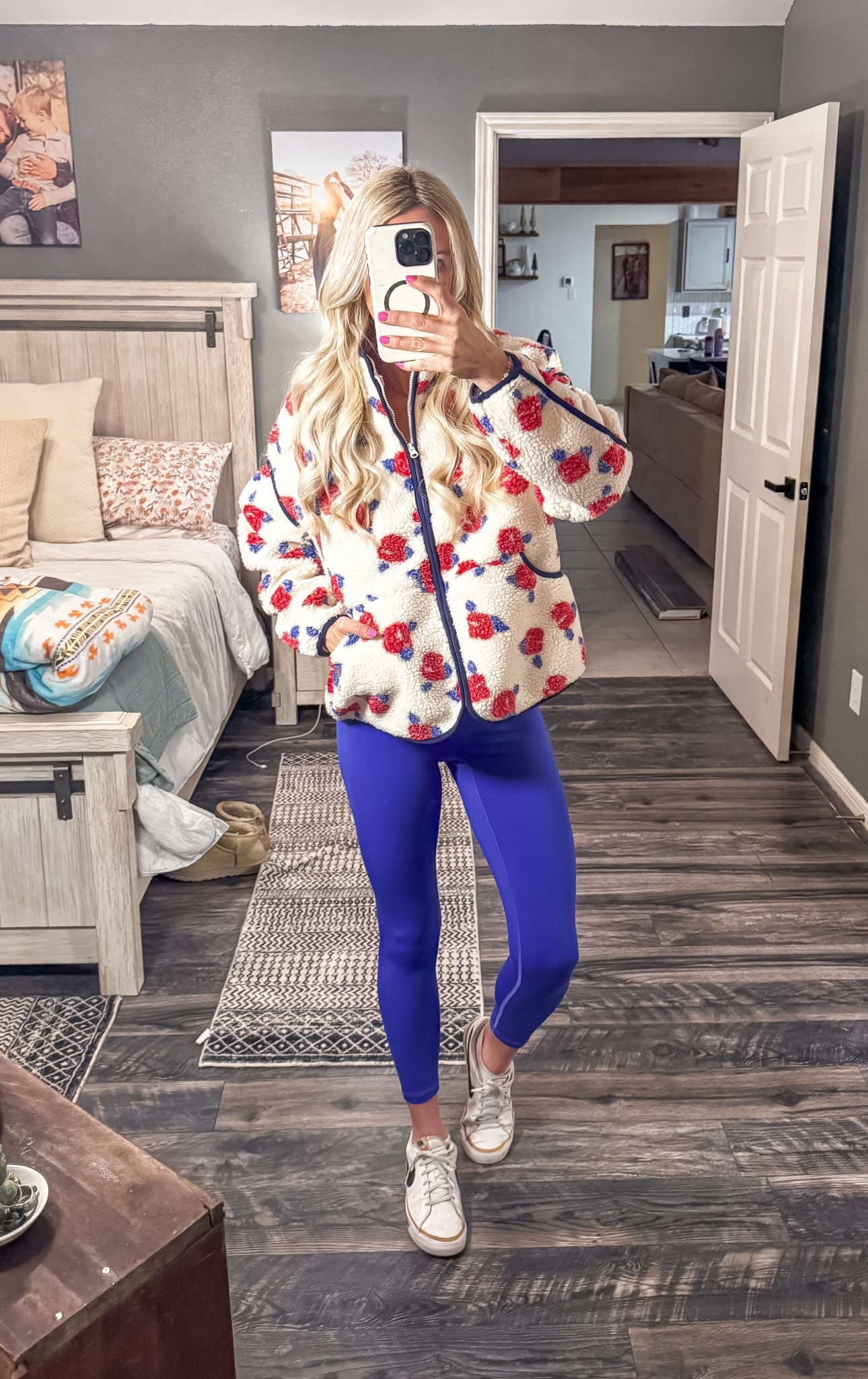 It was a good day for a cute Sherpa and leggings. Jacket from The Vintage Emmie Boutiy

#LTKootd #LTKmomlife