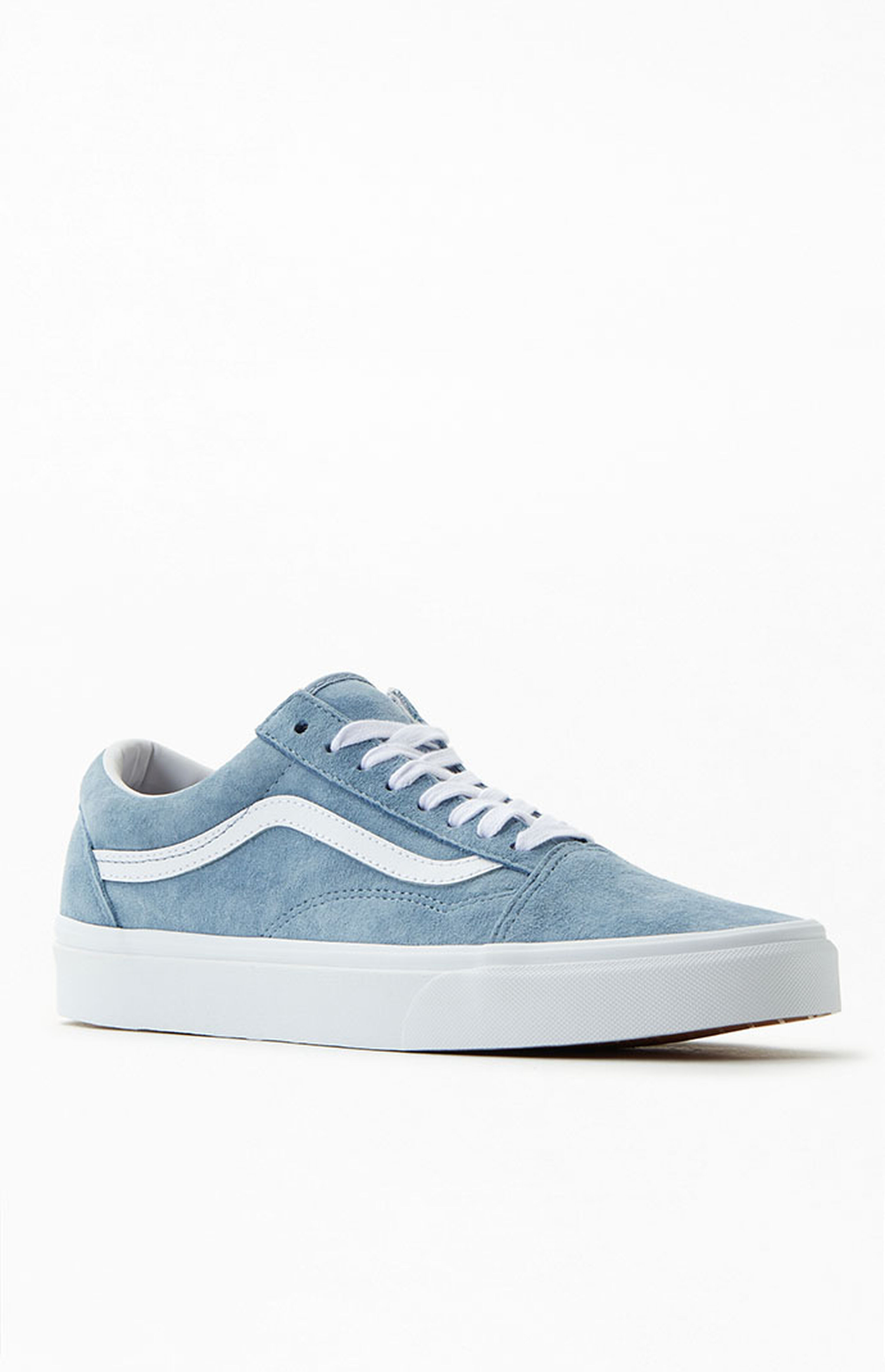 Vans Light Blue UA Old Skool Pig Suede Shoes | PacSun