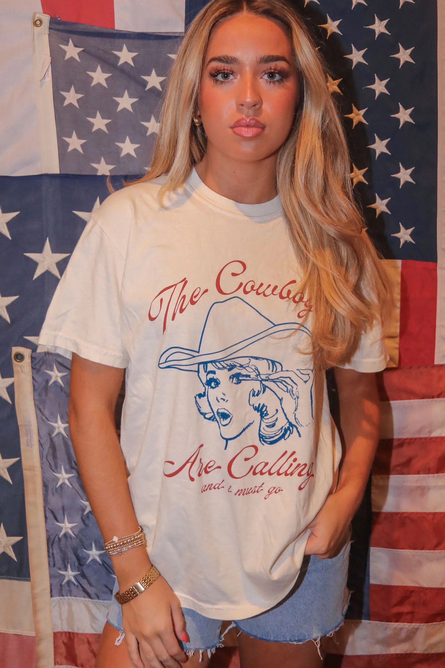 charlie southern: cowboys are calling t shirt | RIFFRAFF