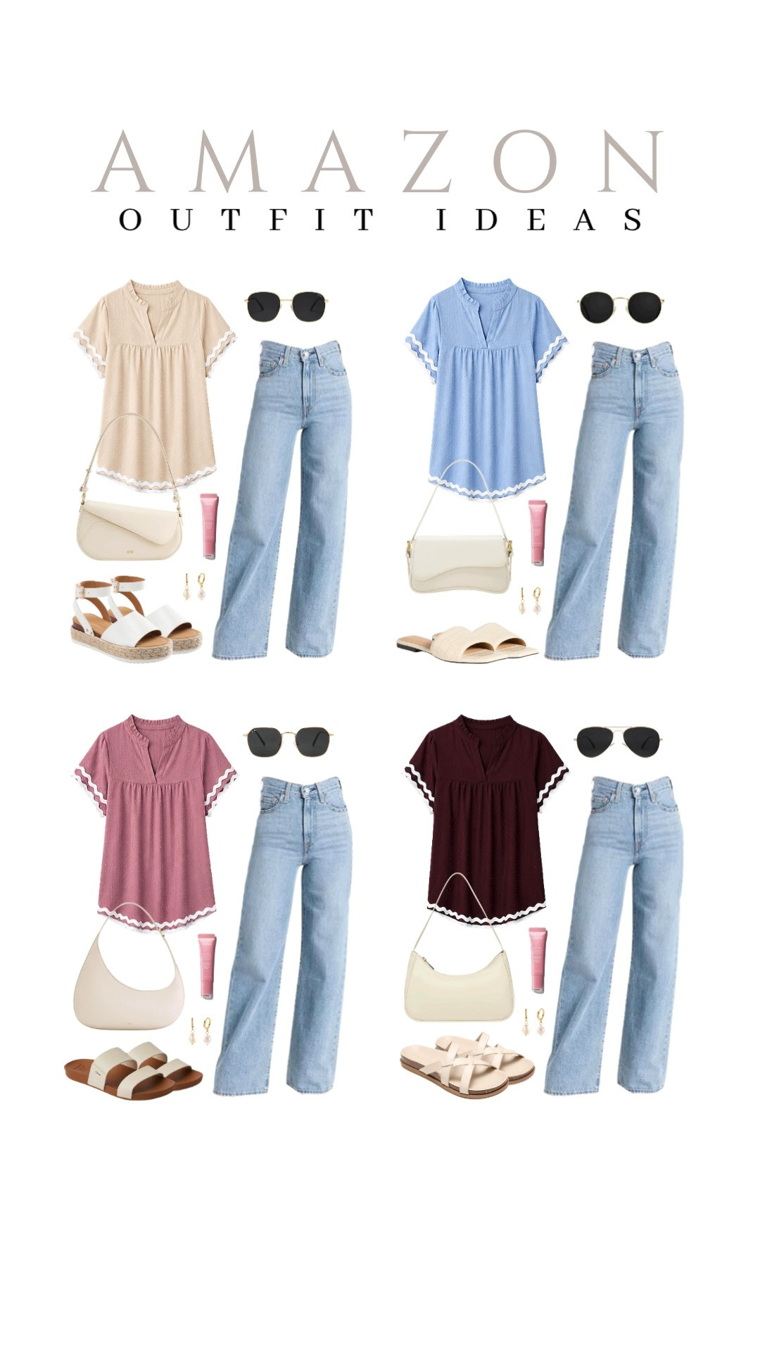 I put together five chic outfits using a few of my favorite pieces. These simple style combinations take the stress out of planning your next casual look.

#LTKSeasonal #LTKSaleAlert #LTKTravel
 

 
