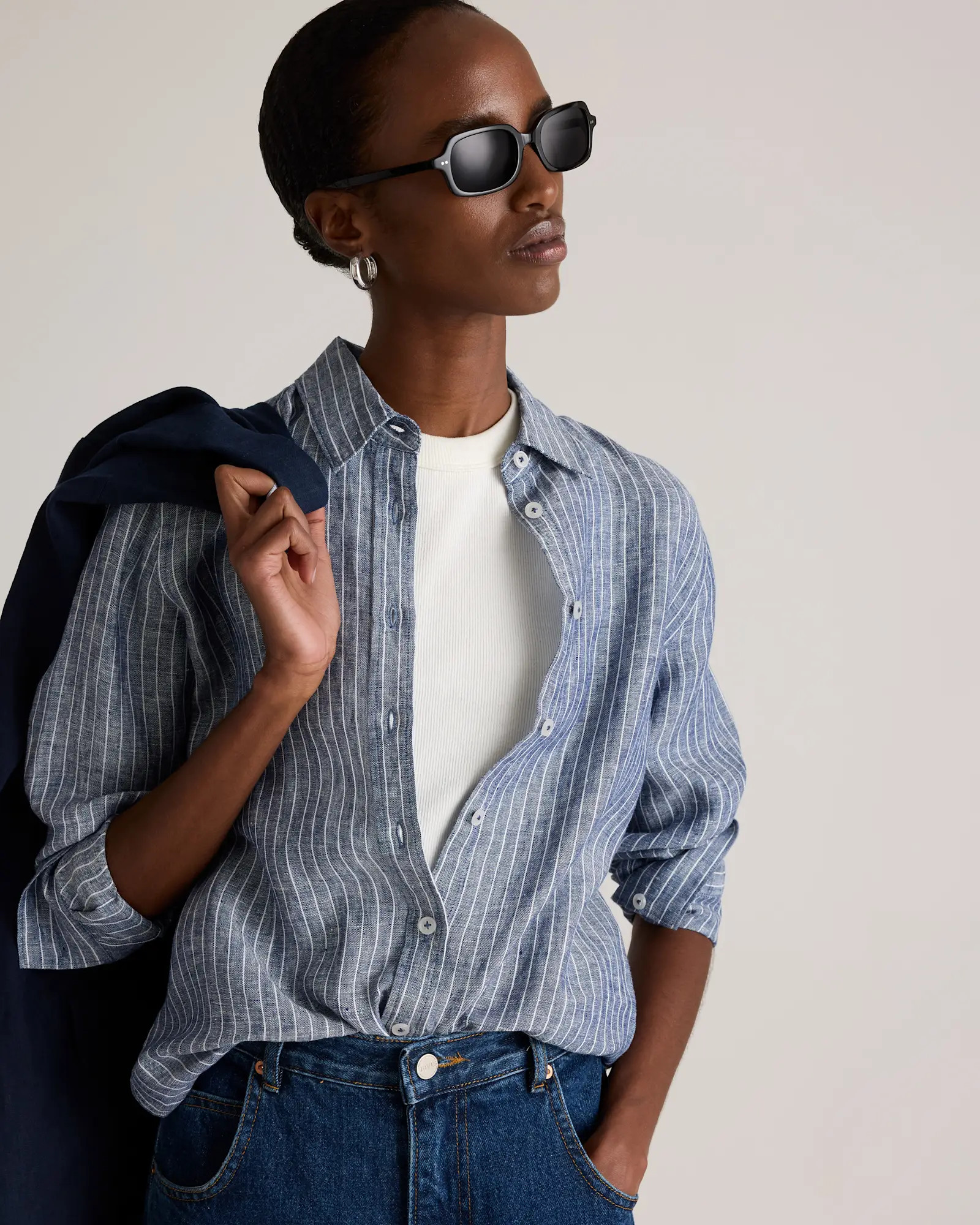 100% European Linen Long Sleeve Shirt | Quince