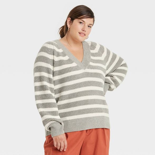 Women's V-Neck Pullover Sweater - A New Day™ | Target