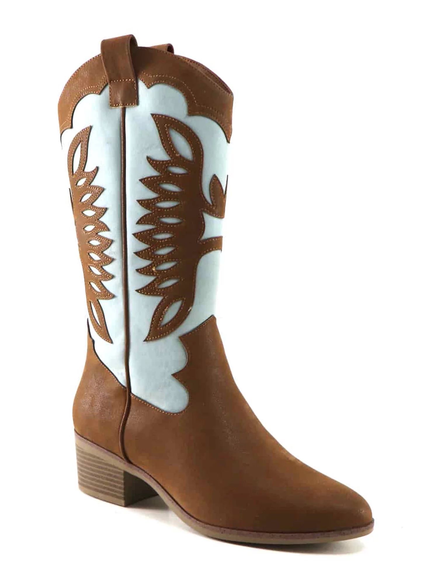 The Pioneer Woman Women's Tall Embroidered Western Boot | Walmart (US)