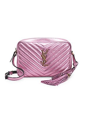 Lou Metallic Matelassé Leather Camera Bag | Saks Fifth Avenue