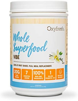 Oxyfresh Meal Replacement Vegan Pea Protein Powder & Oxyfresh Vitality Super Nutrition Vitamin Dr... | Amazon (US)