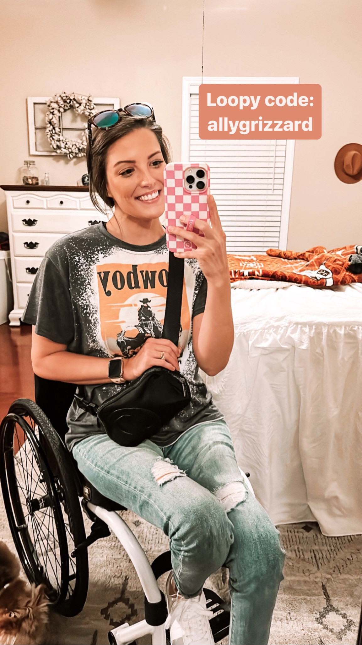 Everything i’m wearing today linked here! Loopy code: allygrizzard 
Target jeans • Tennis shoes • Amazon graphic tee • lululemon belt bag • costa sunglasses 

#LTKunder100 #LTKstyletip #LTKunder50