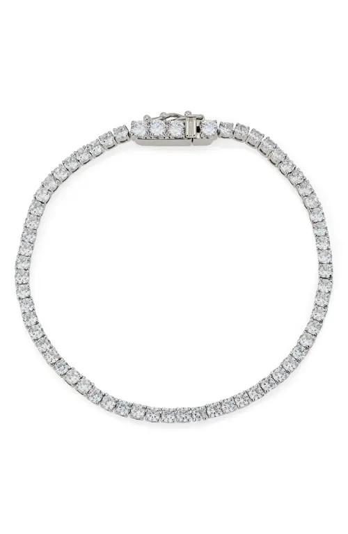 Nadri Perfect Tennis Bracelet in Rhodium at Nordstrom | Nordstrom