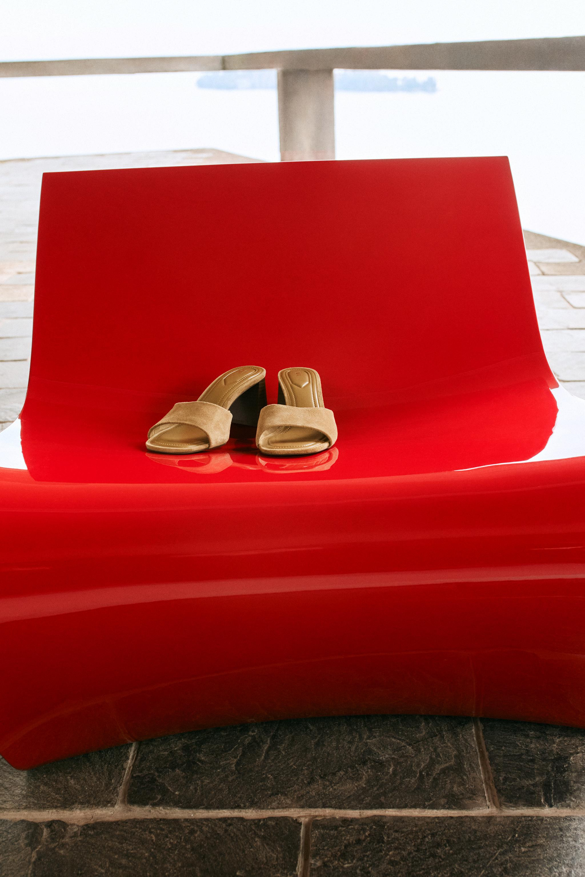 SUEDE HEELED SANDALS | Zara US