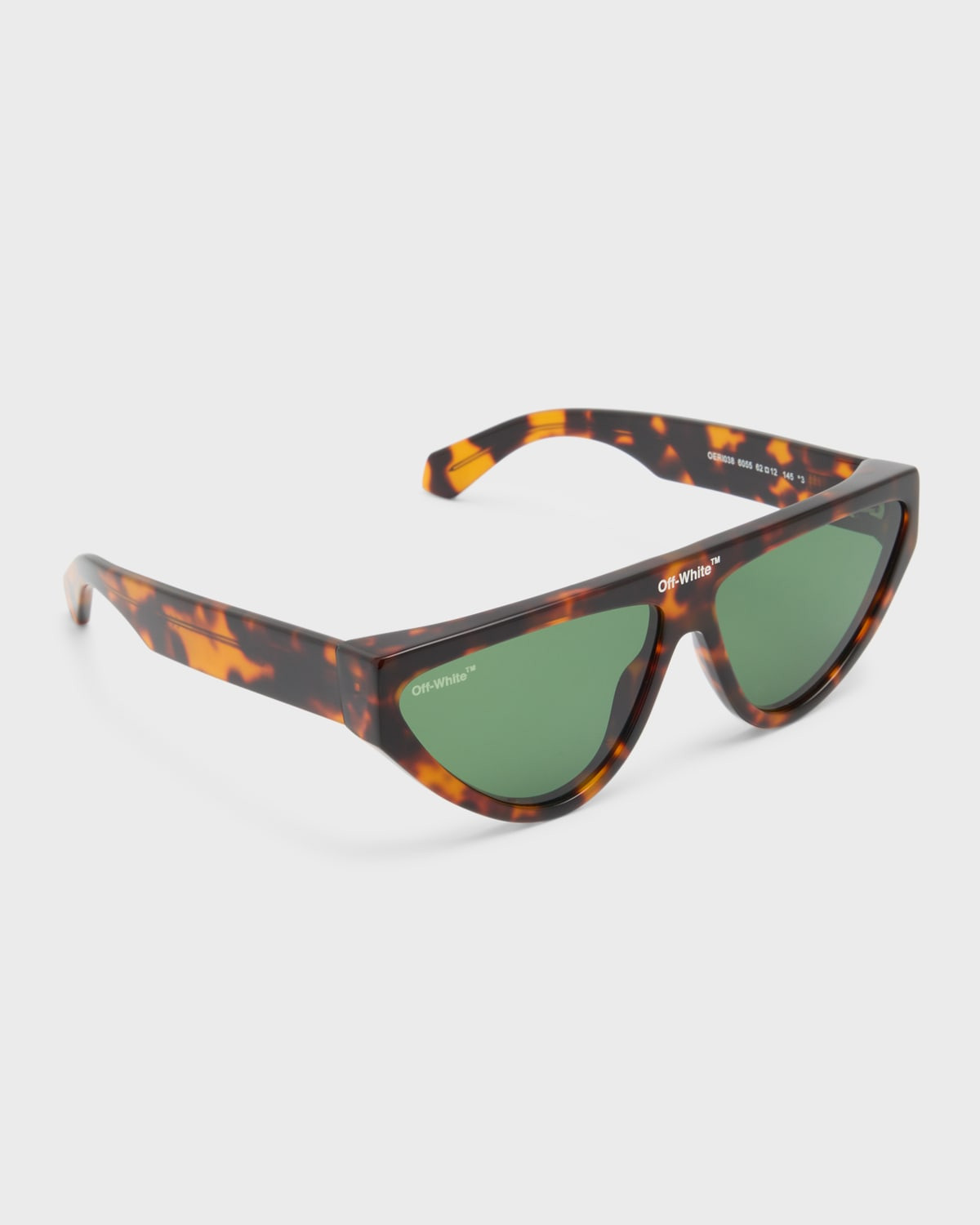 Gustav Logo-Bridge Acetate Cat-Eye Sunglasses | Neiman Marcus