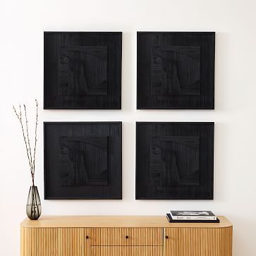 Dimitri Wood Assemblage Square Dimensional Wall Art | West Elm (US)