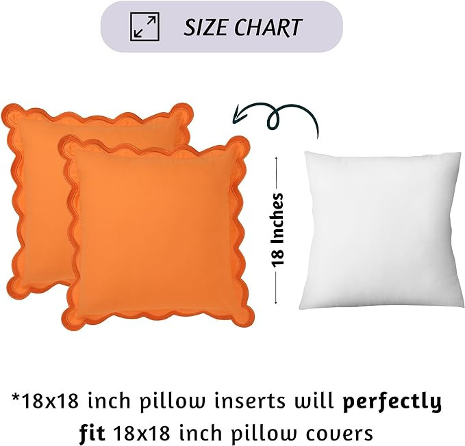 Folkulture Throw Pillow Covers for Couch, Set of 2 Summer Pillow Covers 18x18, Decorative Pillow ... | Amazon (US)