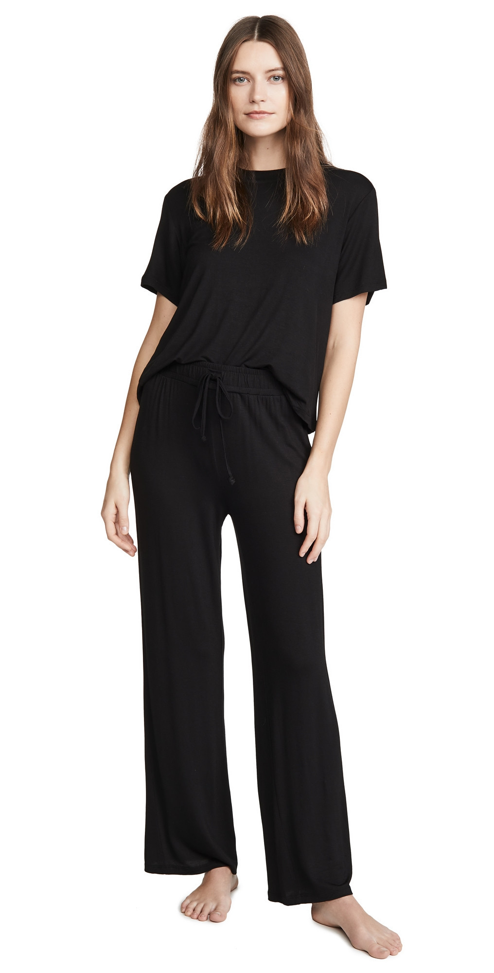 Honeydew Intimates All American PJ Set Black L | Shopbop