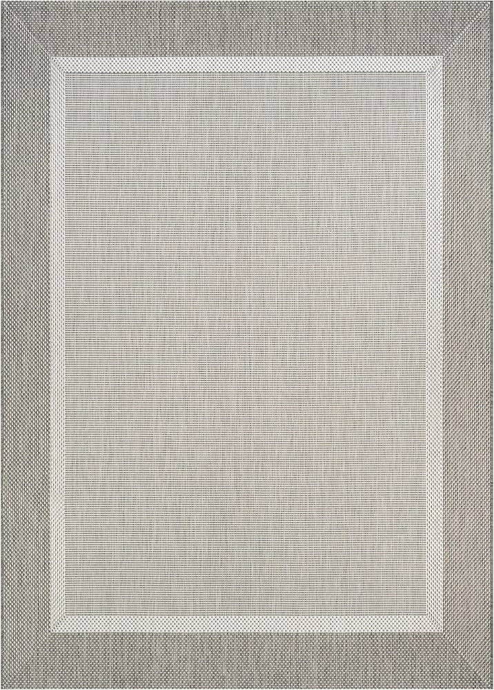 Couristan Recife Stria Texture Indoor/Outdoor Area Rug, 3'9" x 5'5", Champagne-Taupe | Amazon (US)