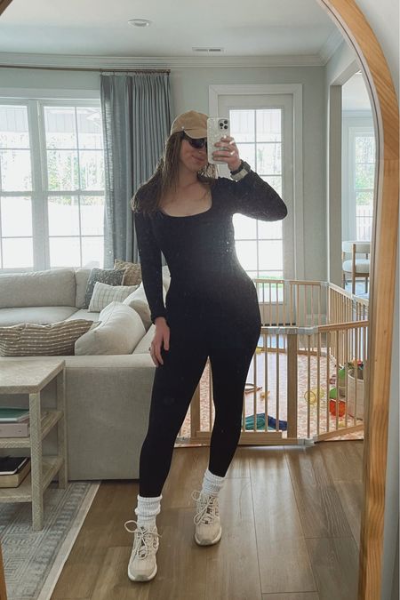This jumpsuit is one of my favs. It’s ribbed & has amazing tummy control that snatches your waist! I also wore this up to 6 months pregnant 

#LTKfindsunder100 #LTKbump #LTKfindsunder50