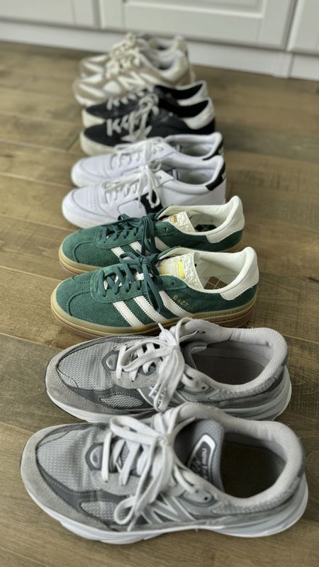 ❤️My current spring sneaker rotation👟. Which are your favorites?

Grey New Balance 990V6 - Beige New Balance 9060 - Green Adidas Gazelle Bold - Saucony 

#LTKover40 #LTKshoecrush #LTKfitness