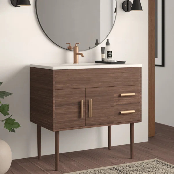 Matthews 37" Single Bathroom Vanity Set | Wayfair North America