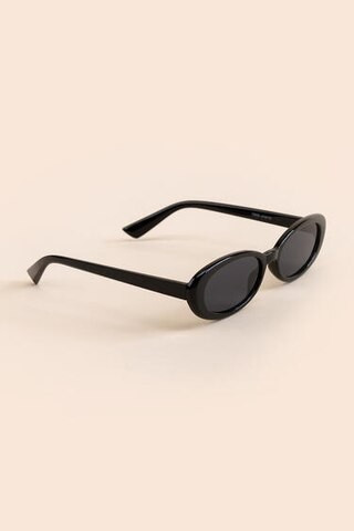 Meghan Chunky Oval Sunglasses | Francesca's
