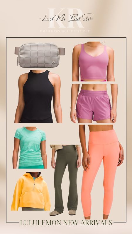 New arrivals from Lululemon! The pops of color for spring are so cute!! 💛

#LTKFind #LTKfit