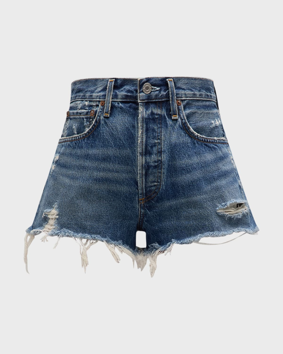 Parker Distressed Denim Shorts | Neiman Marcus