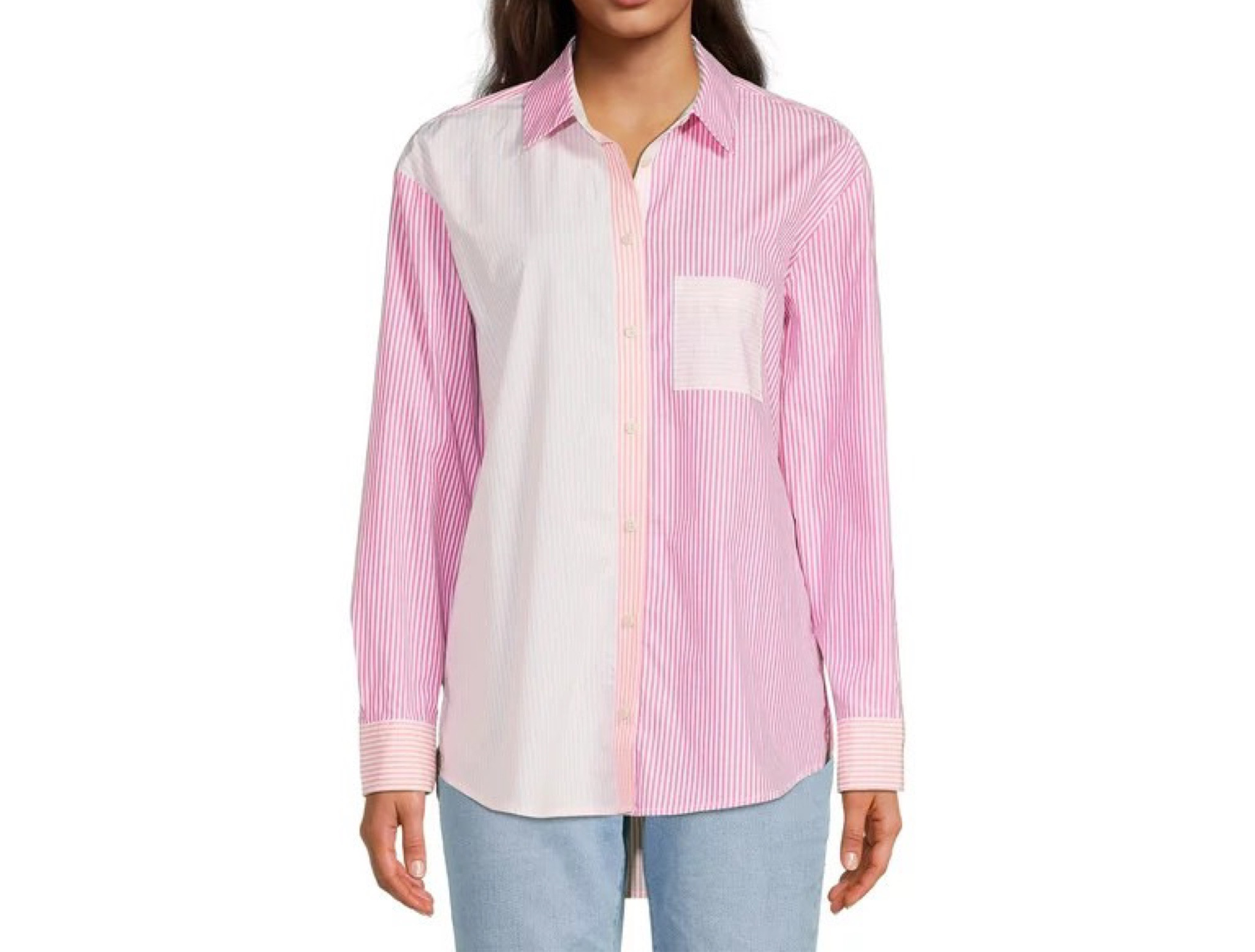 Color block shirt  

#LTKunder50 #LTKSeasonal #LTKstyletip