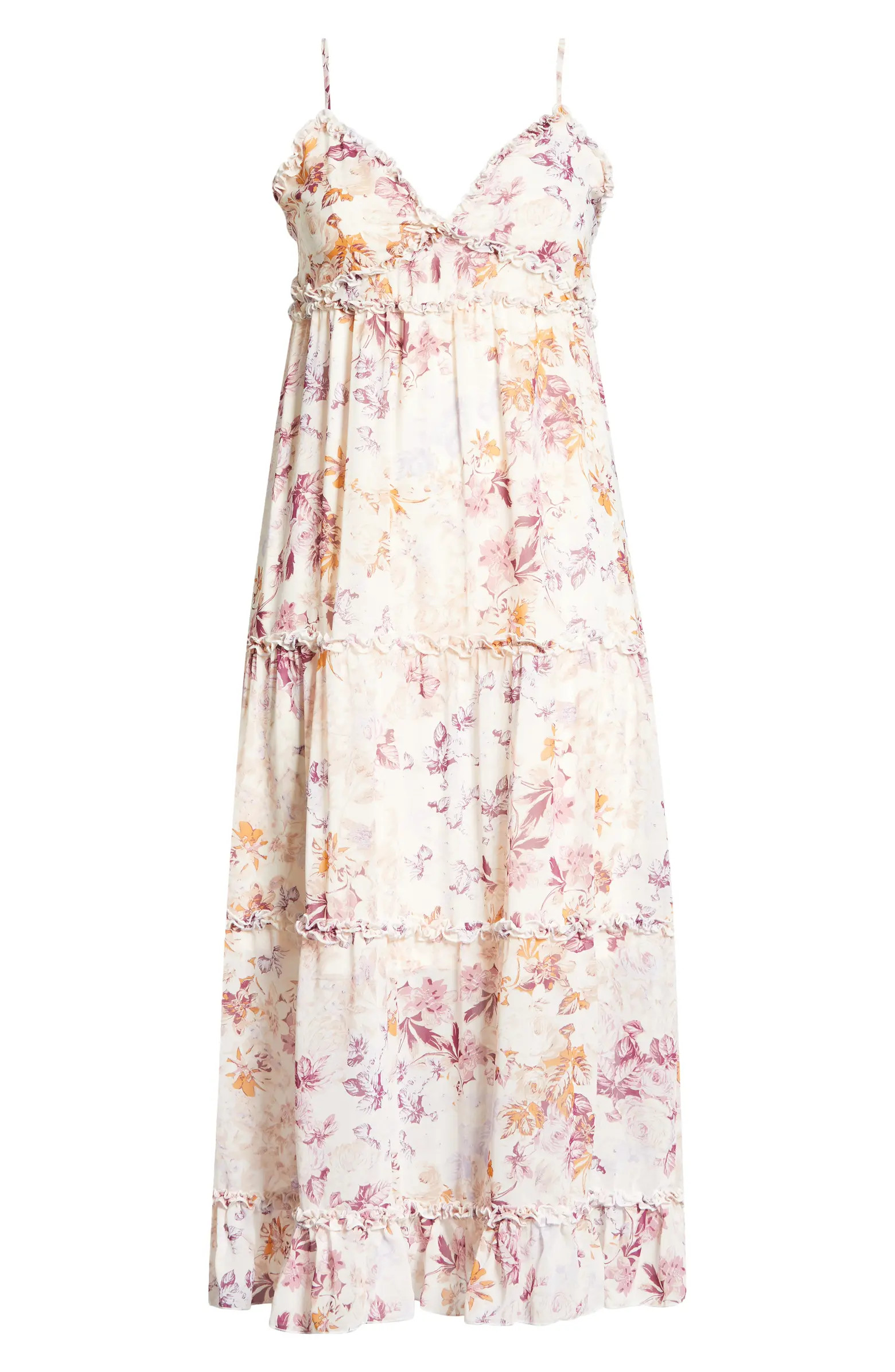 Floral Ruffle Tiered Sundress | Nordstrom