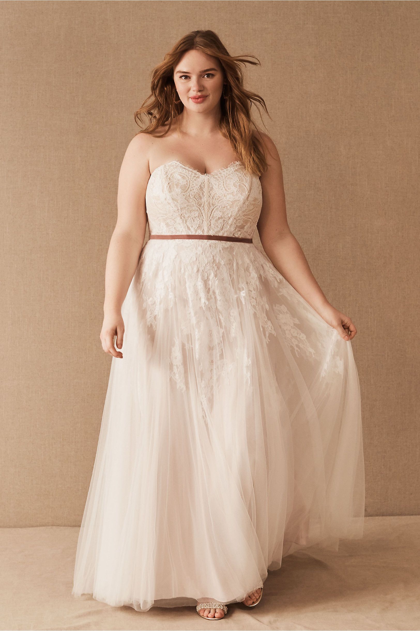 Willowby by Watters Geranium Gown | BHLDN