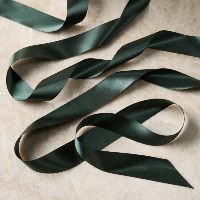 Dark Green Holiday Ribbon | CB2