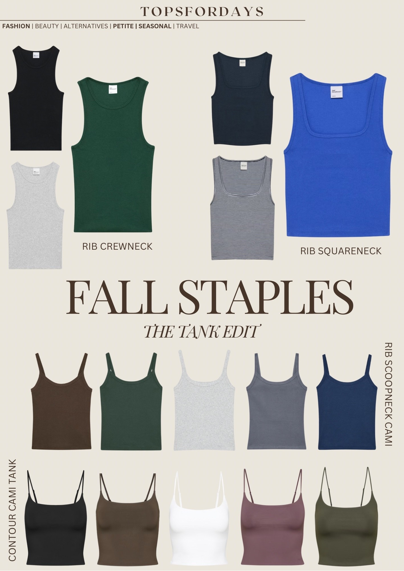 My favorite Fall tanks 🍂

#LTKPetite #LTKSeasonal #LTKFindsUnder50