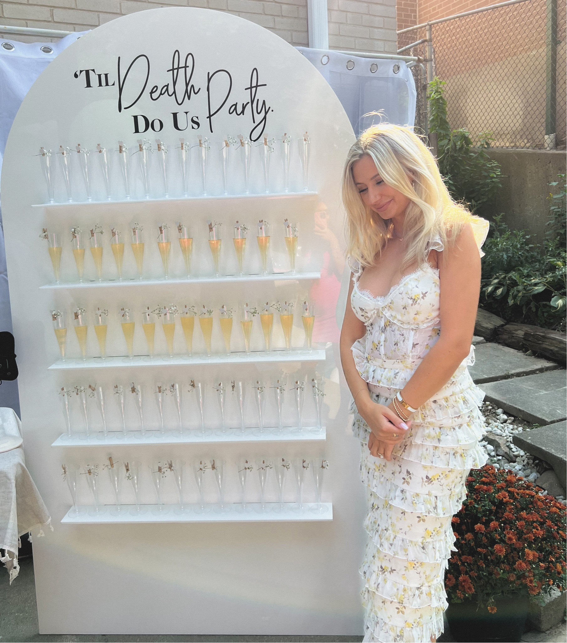 The most feminine but elegant dress can be worn for multiple bridal events! I personally wore this dress for my engagement party and of course I had to include a bit of colour 🥲💕 

#LTKFind #LTKstyletip #LTKwedding