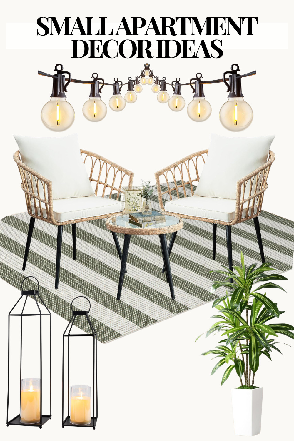 Small Apartment Decor Ideas: Affordable Balcony Edition

Everything shared is from Amazon!

#SmallApartmentDecor #ApartmentIdeas #CozyHome #BohoDecor #SmallSpaceLiving #BalconyDecor #HomeInspiration #InteriorDesignIdeas #MinimalistDecor #RattanFurniture #CozyVibes #ApartmentStyling #HomeDecorTips #TinyHomeIdeas #ModernBoho 

 #LTKSeasonal #LTKHome #LTKSaleAlert