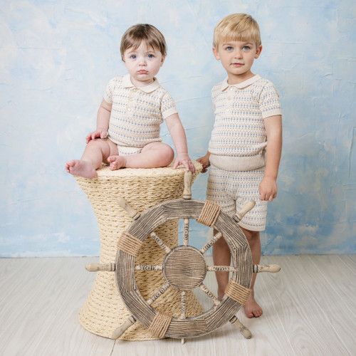 Boys Pointelle Jacquard Knit Set | Feltman Brothers