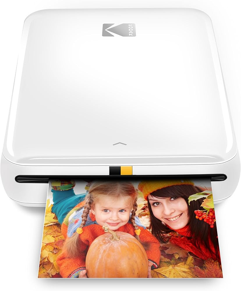 KODAK Step Wireless Mobile Photo Mini Color Printer (White) Compatible w/ iOS & Android, NFC & Bl... | Amazon (US)