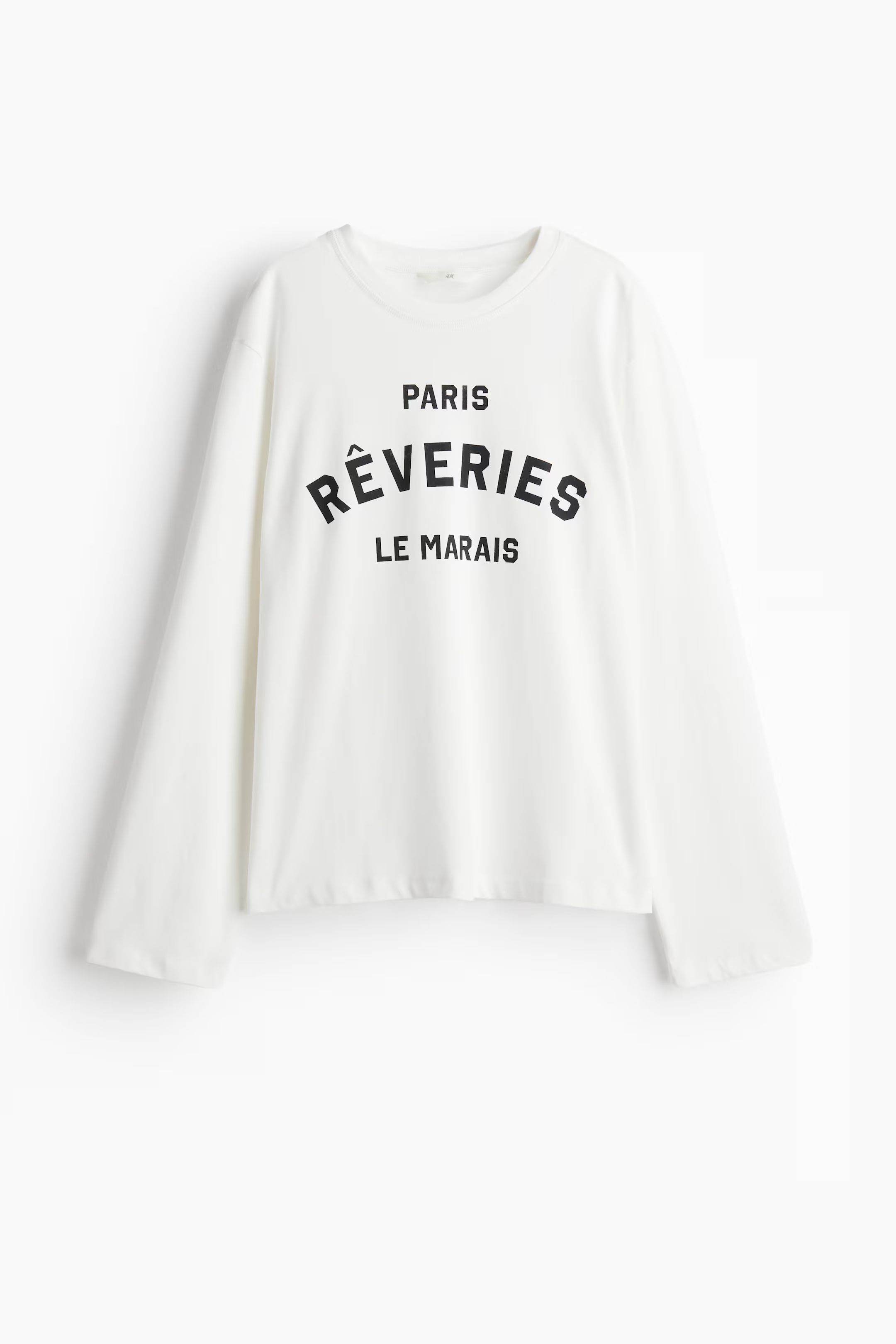 Long-sleeved jersey top | H&M (UK, MY, IN, SG, PH, TW, HK)