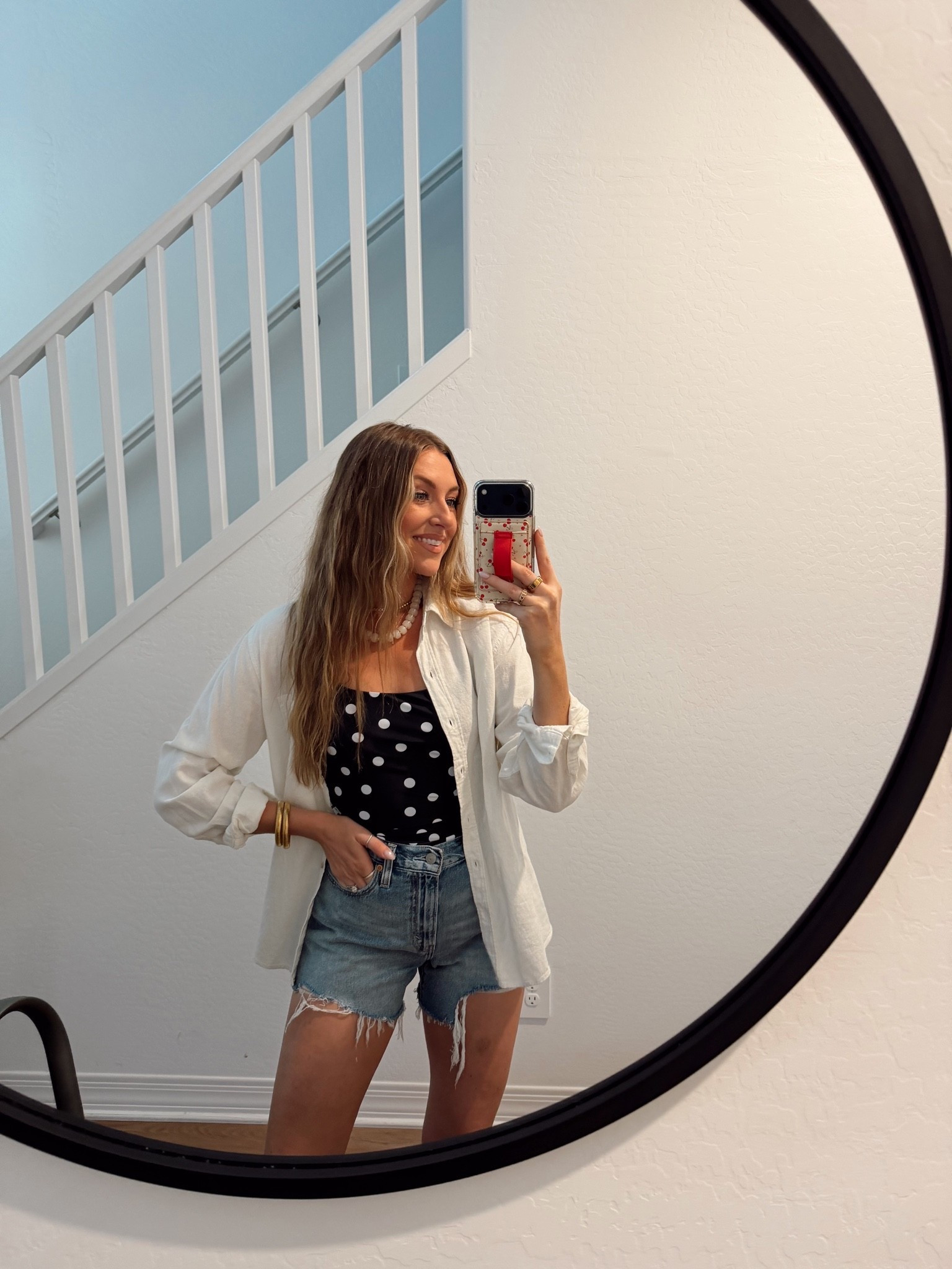 Easy summer pool day outfit!
