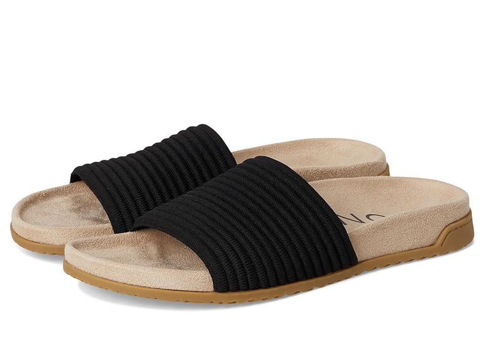 VIONIC Evie Knit Slide Sandals Women's Sandals Black: 10 M | Zappos.com