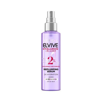 L'Oreal Paris Elvive Hyaluron Plump Replumping Hair Serum Paraben-Free - 4.4 fl oz | Target
