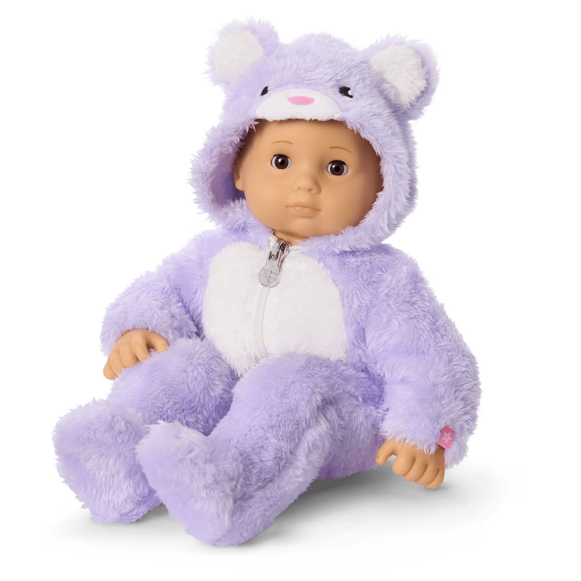 Lovable Lavender Bear One-Piece Outfit for Bitty Baby® Dolls | American Girl