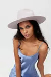 UO Flat Brim Felt Adjustable Fedora | Urban Outfitters (US and RoW)