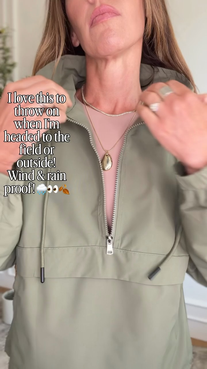 Obsessed with this throw on rain jacket, comes in so many color options! 

#fall #sportsmom

#LTKmomlife #LTKActive #LTKfitnessgoals