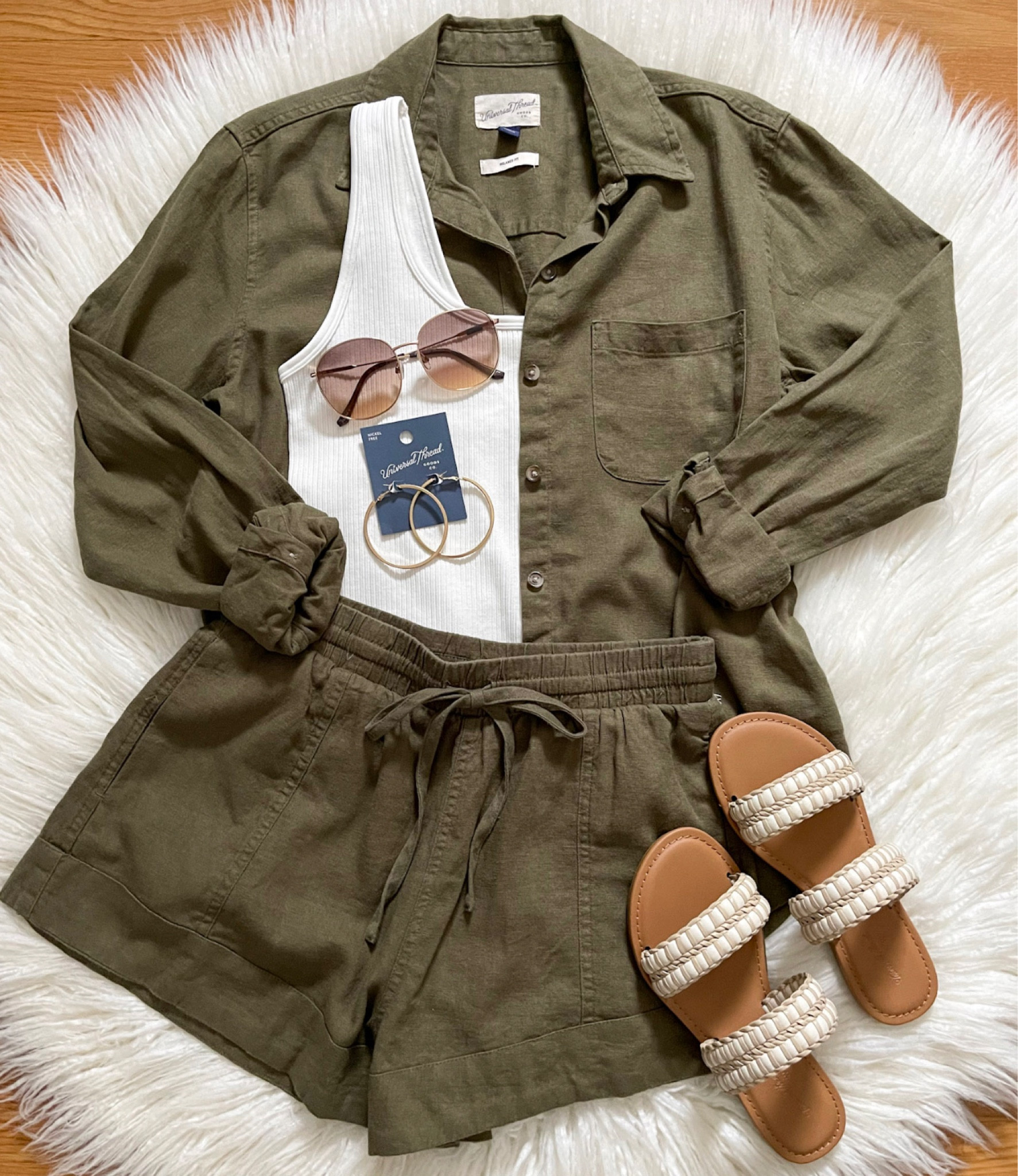 Sharing this new Linen Set with you tonight!  They are sold separately so you can wear them together or separate!  I styled it together tonight with this popular seamless tank!  They come in 7 color options & are linked for you in my stories and bio!  Have a great night!

#LTKunder50 #LTKstyletip