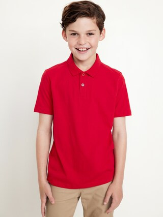 School Uniform Jersey Polo Shirt for Boys | Old Navy (US)