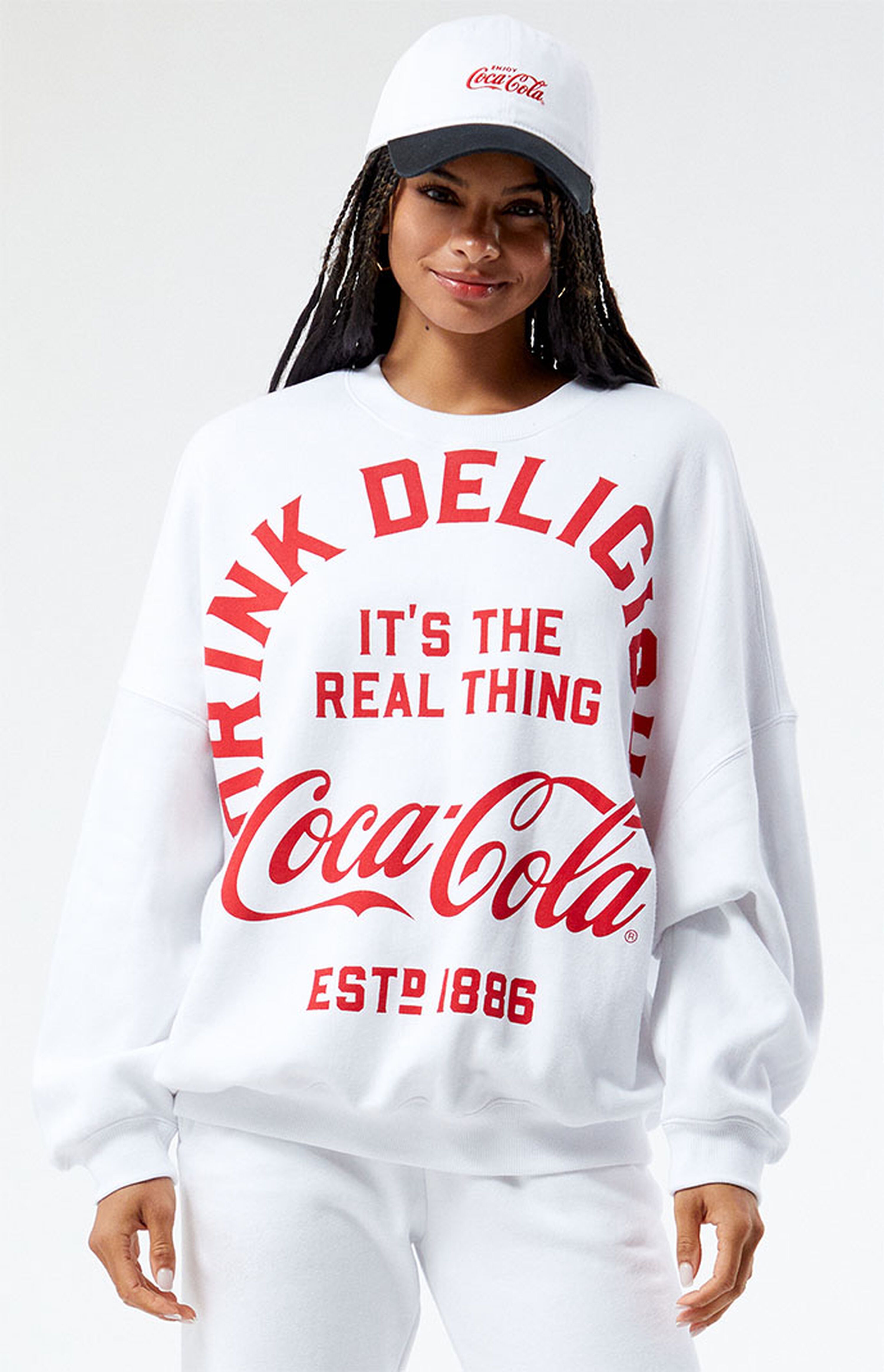 Coca-Cola By PacSun Drink Delicious Crew Neck Sweatshirt | PacSun
