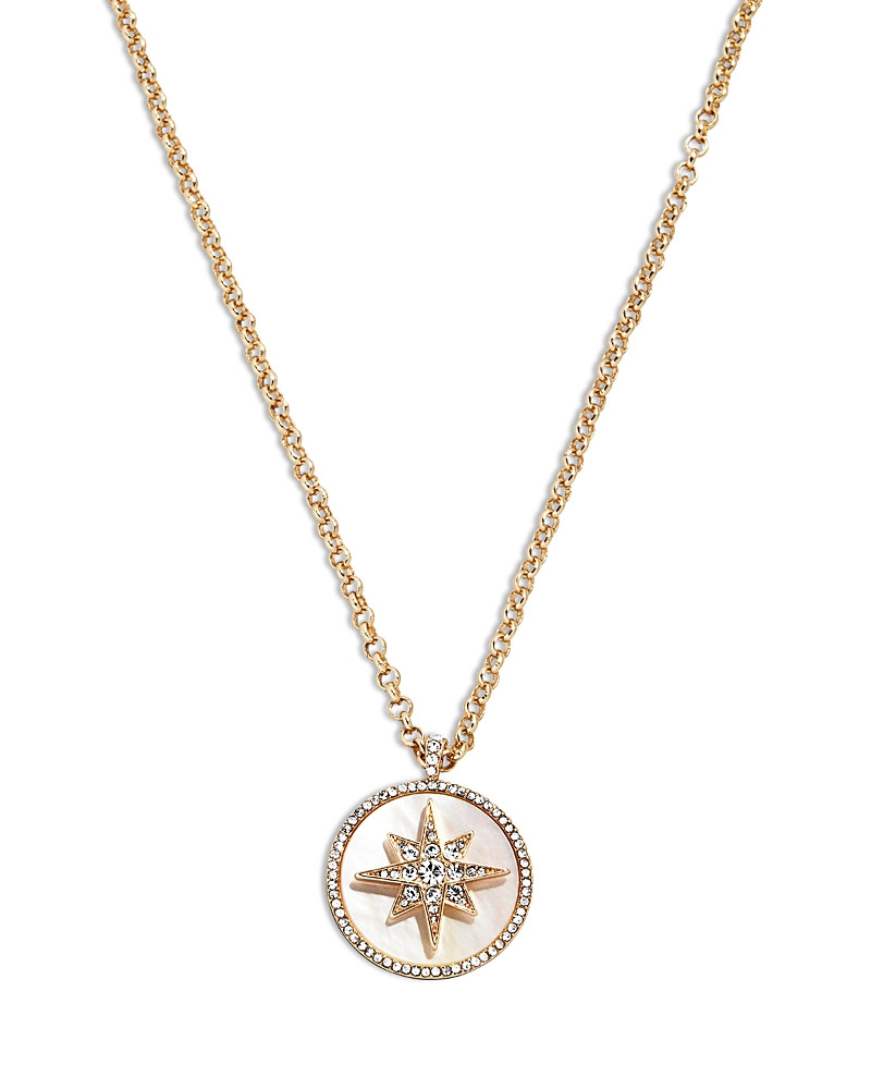 Baublebar Carina Crystal & Mother Of Pearl Star Pendant Necklace, 18-21 | Bloomingdale's (US)