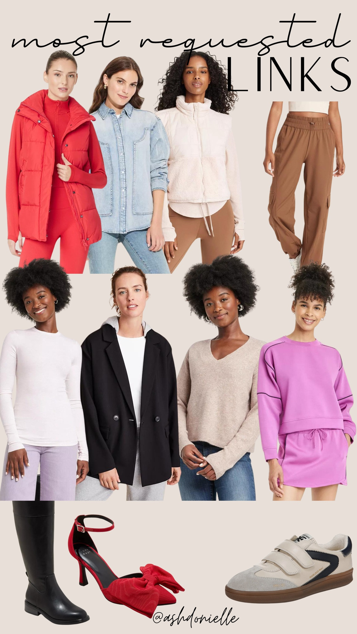 Most Requested Links !

bestselling fashion, fall fashion, sweaters, sweatshirts, sweatpants, shoes, fall fashion on sale, ootd

#LTKSeasonal #LTKShoeCrush #LTKStyleTip