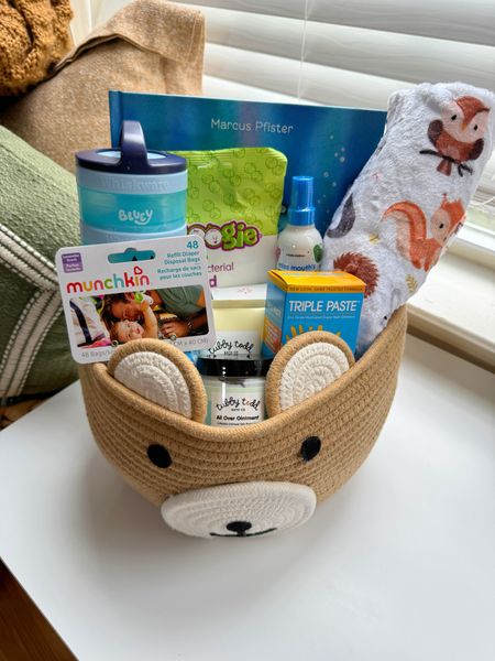 Baby shower basket of all my favs💙💙

#LTKbump #LTKkids #LTKbaby